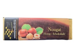 Bild von Nougat-Honig Schokolade 80g  - ENE24