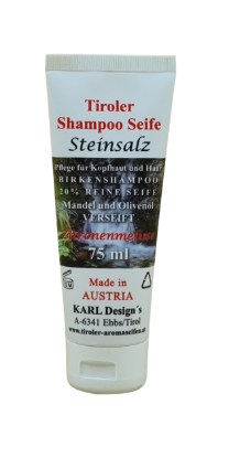 Bild von Tiroler Shampoo Seife - Steinsalz - 75ml - ENE24
