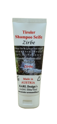 Bild von Tiroler Shampoo Seife - Zirbe - 75ml - ENE24