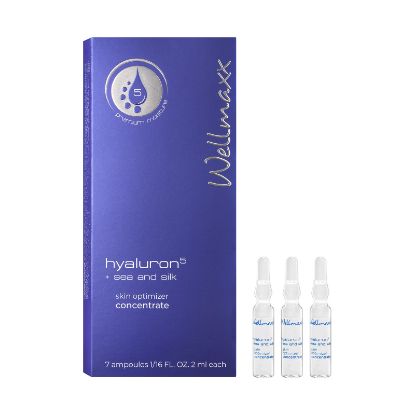 Picture of wellmaxx hyaluron⁵ Ampullen sea and silk skin optimizer concentrate - ENE24