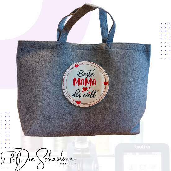 Bild von Filz-Tasche "Beste Mama" - ENE24