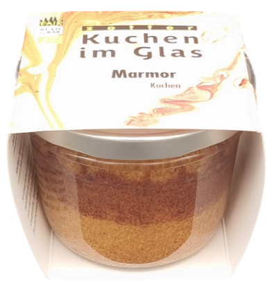 Bild von BIO Kuchen im Glas - Marmorkuchen  - zotter