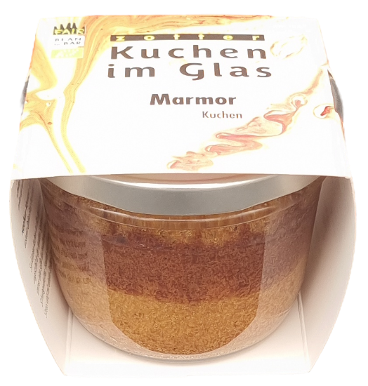 Bild von BIO Kuchen im Glas - Marmorkuchen  - zotter